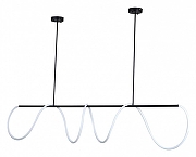 Светильник на штанге Kink Light Далия 08041-200,19(4000K) цвет плафона/подвески Белый, цвет арматуры Черный