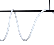 Светильник на штанге Kink Light Далия 08041-200,19(4000K) цвет плафона/подвески Белый, цвет арматуры Черный-1