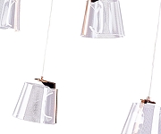 Подвесной светильник Kink Light Люцерна 08044-5AS,37 цвет плафона/подвески Прозрачный, цвет арматуры Золото-1