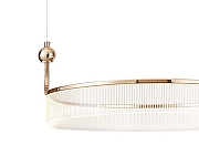 Подвесной светильник Kink Light Риваль 08045-80,37 цвет плафона/подвески Прозрачный, цвет арматуры Золото-2