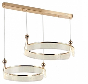 Подвесной светильник Kink Light Риваль 08045-80+60,37 цвет плафона/подвески Прозрачный, цвет арматуры Золото