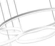 Подвесной светильник Kink Light Тор 08204,01PA(4000K) цвет плафона/подвески Белый, цвет арматуры Белый-1