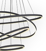 Подвесной светильник Kink Light Тор 08204,19A(4000K) цвет плафона/подвески Белый, Черный, цвет арматуры Черный-1