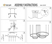 Подвесной светильник Kink Light Тор 08204,33P(3000K) цвет плафона/подвески Золото, цвет арматуры Золото-2