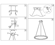 Подвесной светильник Kink Light Тор 08213,19A(3000K) цвет плафона/подвески Белый, Черный, цвет арматуры Черный-2
