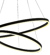 Подвесной светильник Kink Light Тор 08220,19A(4000K) цвет плафона/подвески Белый, Черный, цвет арматуры Черный-1