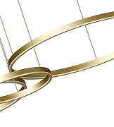 Подвесной светильник Kink Light Тор 08223,33P(4000K) цвет плафона/подвески Белый, Золото, цвет арматуры Золото-1