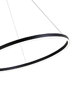 Подвесной светильник Kink Light Тор 08228,19A(4000K) цвет плафона/подвески Белый, Черный, цвет арматуры Черный-2