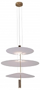 Подвесной светильник Kink Light Гида 08403-50+68+50,20(01) цвет плафона/подвески Белый, цвет арматуры Бронза-1