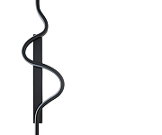 Бра Kink Light Скади 08418A-100R,19(3000K) цвет плафона/подвески Черный, цвет арматуры Черный-1