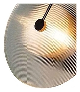 Бра Kink Light Мелисса 08438-2,19(16) цвет плафона/подвески Тонированный, цвет арматуры Черный-1