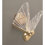 Бра Kink Light Баттерфляй 08444,33 цвет плафона/подвески Прозрачный, цвет арматуры Золото-1