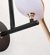 Бра Kink Light Арси 08446-2,33 цвет плафона/подвески Белый, Золото, цвет арматуры Золото, Черный-1