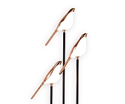 Птица световая Kink Light Арси 08446-F,33 цвет плафона/подвески Белый, Золото, цвет арматуры Черный-1