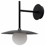 Бра Kink Light Элисон 08469W-1,19 цвет плафона/подвески Белый, цвет арматуры Черный