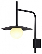 Бра Kink Light Элисон 08469W-2,19 цвет плафона/подвески Белый, цвет арматуры Черный-1