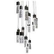 Подвесной светильник Kink Light Аква 08510-15А,02(4000K) цвет плафона/подвески Прозрачный, цвет арматуры Хром