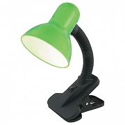 Настольная лампа офисная Uniel TLI-222 09407 цвет плафона/подвески Зеленый, цвет арматуры Черный