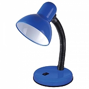 Настольная лампа офисная Uniel TLI-224 09412 цвет плафона/подвески Синий, цвет арматуры Синий, Черный