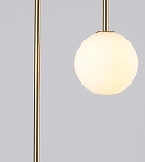 Светильник на штанге Kink Light Ирэн 09488-2,20 цвет плафона/подвески Белый, цвет арматуры Бронза-1