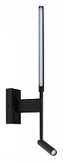 Бра с подсветкой Loft it St1ck 1 10012/6+3BK цвет плафона/подвески Черный, цвет арматуры Черный