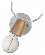 Бра Loft it Sven 10024/1W White цвет Белый, Коричневый-1