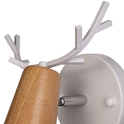 Бра Loft it Sven 10024/1W White цвет Белый, Коричневый-4