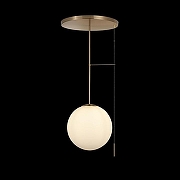 Светильник на штанге Loft it S1gnal 10029PM Gold цвет плафона/подвески Белый, цвет арматуры Золото-3