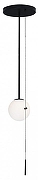 Светильник на штанге Loft it S1gnal 10029PS Black цвет плафона/подвески Белый, цвет арматуры Черный-1