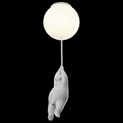 Накладной светильник Loft it Teddy 10030S цвет плафона/подвески Белый, цвет арматуры Белый-1