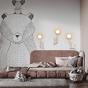 Накладной светильник Loft it Teddy 10030W/C цвет плафона/подвески Белый, цвет арматуры Белый-4