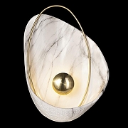 Накладной светильник Loft it Clam 10043 White цвет плафона/подвески Белый, Золото, цвет арматуры Белый-1