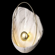 Накладной светильник Loft it Clam 10043 White цвет плафона/подвески Белый, Золото, цвет арматуры Белый-2