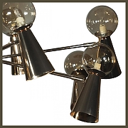 Светильник на штанге Loft it Halley 10046/10 Gold цвет плафона/подвески Золото, Оранжевый, цвет арматуры Золото-3