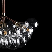 Подвесной светильник Loft it Bunch 10048/6 Brown цвет плафона/подвески Прозрачный, цвет арматуры Золото, Коричневый-6