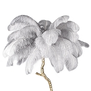 Торшер Loft it Bijout 10067F/GD Grey цвет плафона/подвески Серый, цвет арматуры Золото-2