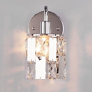 Бра Eurosvet Scoppio 10101/1 хром/прозрачный хрусталь Strotskis цвет плафона/подвески Прозрачный, Хром, цвет арматуры Хром-2