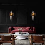 Накладной светильник Loft it Elegio 10107 Silver black цвет плафона/подвески Черный, цвет арматуры Серебро-4