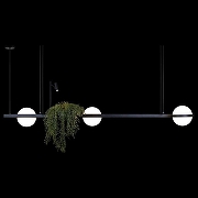 Подвесной светильник Loft it Jard1n 10121/C цвет плафона/подвески Белый, цвет арматуры Черный-4