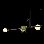 Подвесной светильник Loft it Jard1n 10121/C Dark grey цвет плафона/подвески Белый, цвет арматуры Антрацит-2