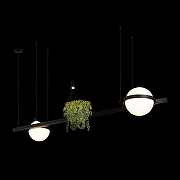 Подвесной светильник Loft it Jard1n 10121/D цвет плафона/подвески Белый, цвет арматуры Черный-2