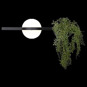 Бра Loft it Jard1n 10121W/A цвет плафона/подвески Белый, цвет арматуры Черный-1