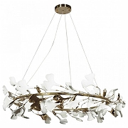 Подвесной светильник Loft it Fleur 10124/10 цвет плафона/подвески Белый, цвет арматуры Золото