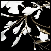 Подвесной светильник Loft it Fleur 10125/8 цвет плафона/подвески Белый, цвет арматуры Золото-3