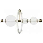 Подвесной светильник Loft it Alpha 10126/500 цвет плафона/подвески Прозрачный, цвет арматуры Золото