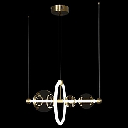 Подвесной светильник Loft it Alpha 10126/500 цвет плафона/подвески Прозрачный, цвет арматуры Золото-1