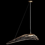 Подвесной светильник Loft it Tressage 10127/590 Gold цвет плафона/подвески Белый, Золото, цвет арматуры Золото-2
