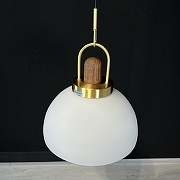 Подвесной светильник Imperiumloft Arc Globe 101295-26 цвет плафона/подвески Белый, цвет арматуры Золото, Черный-4