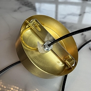 Подвесной светильник Imperiumloft Arc Globe 101295-26 цвет плафона/подвески Белый, цвет арматуры Золото, Черный-13