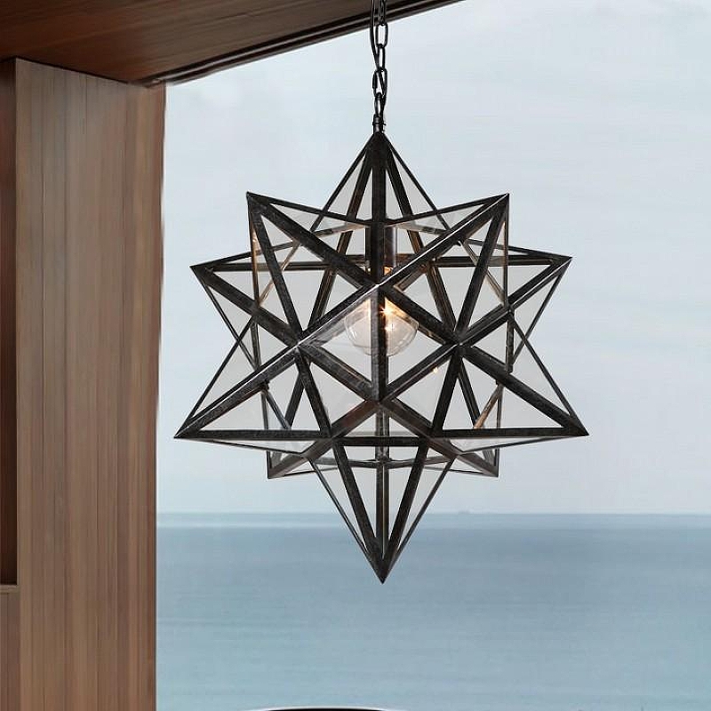 Подвесной светильник Imperiumloft Black Star Clear Glass 101314-26 